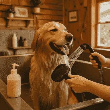 Mobile Large Dog Groom